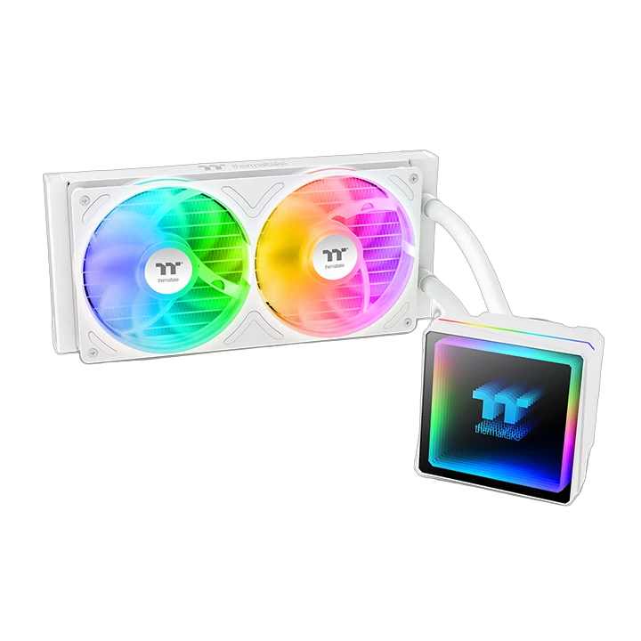 Thermaltake TH240 V3 ARGB Sync AIO Liquid Cooler - Snow Edition